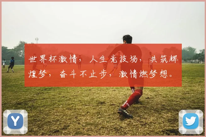 世界杯激情，人生竞技场，共筑辉煌梦，奋斗不止步，激情燃梦想。